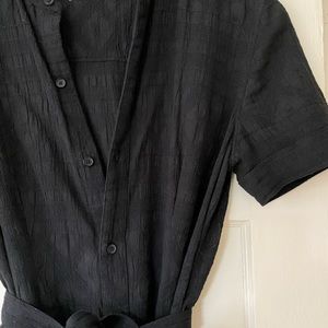 Billy Reid textured cotton A-line dress